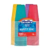 Hefty 16 oz. Easy Grip Disposable Plastic Party Cups - Assorted Colors (400/Carton)