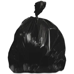 Heritage 24 in. x 32 in. 1 mil. 16-Gallon Linear Low Density Can Liners with AccuFit Sizing - Black (500/Carton)