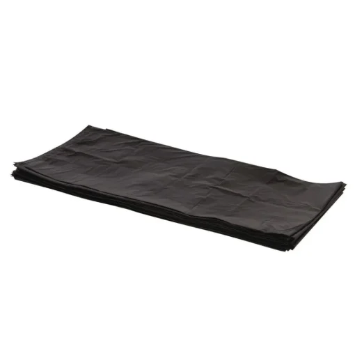 Heritage 24 in. x 32 in. 1 mil. 16-Gallon Linear Low Density Can Liners with AccuFit Sizing - Black (500/Carton)