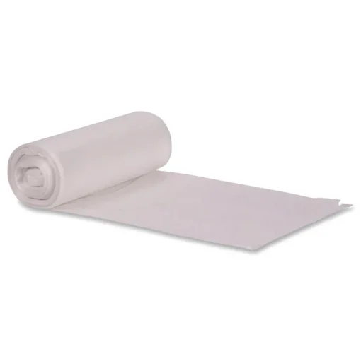 Heritage H8647SC 43 in. x 47 in. 56 gal. 1.1 mil Linear Low-Density Can Liners - Clear (100/Carton)