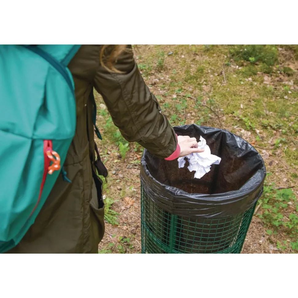 Heritage Low-Density 55 Gallon 1.5 mil 36 in. x 58 in. Repro Can Liners - Black (100/Carton)