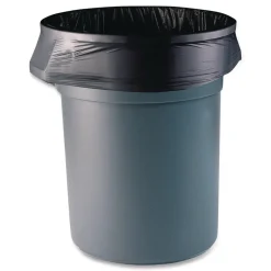 Heritage X-Liner Reprocessed Liners 60 gal 2 mil 38 x 58 Black Perforated Roll (100/Carton)