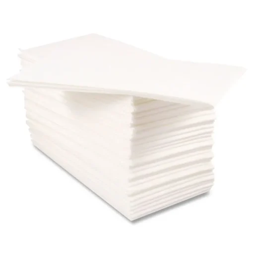 Hoffmaster 15 in. x 17 in. 2-Ply Dinner Napkins - White (4 Packs/Carton)