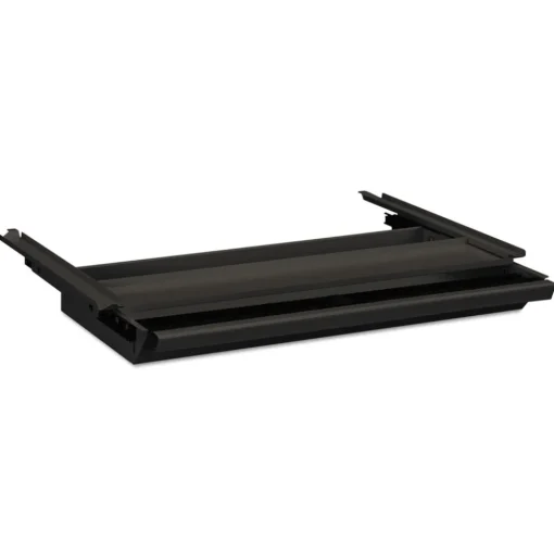 HON 24.75 in. W x 14.75 in. D x 3 in. H Center Drawer with Core Removable Locks - Charcoal