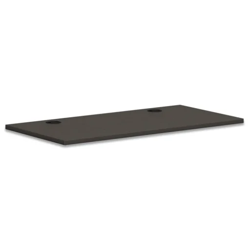 HON 48 in. x 24 in. Rectangular Mod Worksurface - Slate Teak