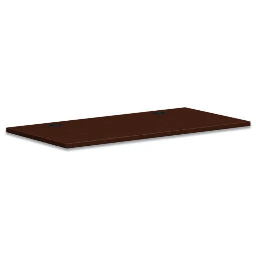 HON 48 in. x 24 in. Rectangular Mod Worksurface - Traditional Mahogany