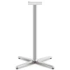 HON 32 in. x 32 in. x 40 in. Arrange X-Leg Base for 42 in. to 48 in. Tops - Silver