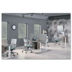 HON 12 in x 16 in x 54 in Hand Sanitizer Station Stand - Silver