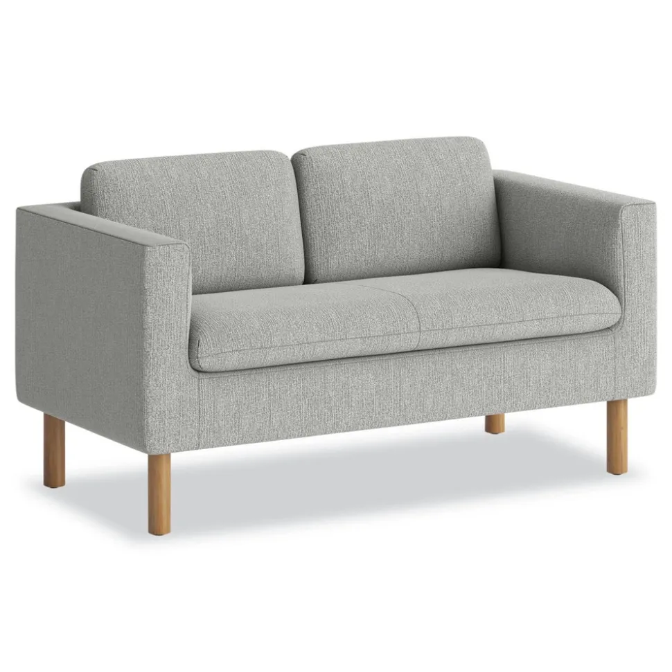 HON 53.5 in. x 26.75 in. x 29 in. Parkwyn Series Loveseat - Gray