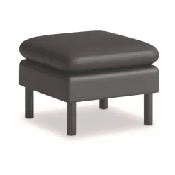 HON 23 in. x 23 in. x 17.5 in. Parkwyn Series Ottoman - Black