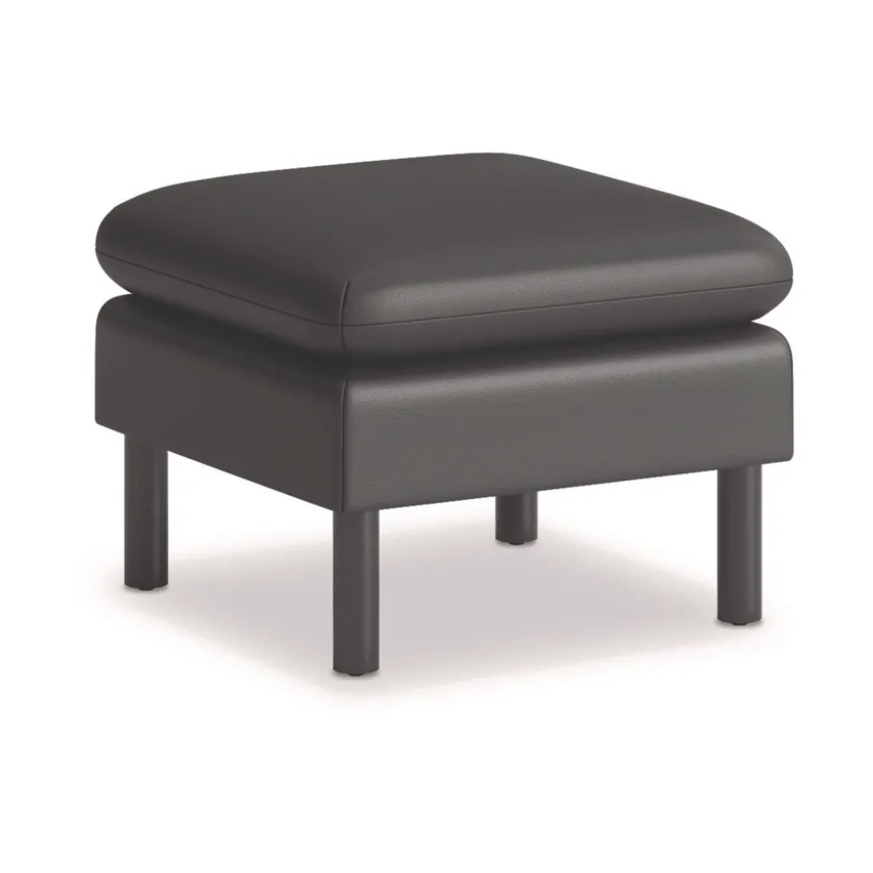 HON 23 in. x 23 in. x 17.5 in. Parkwyn Series Ottoman - Black