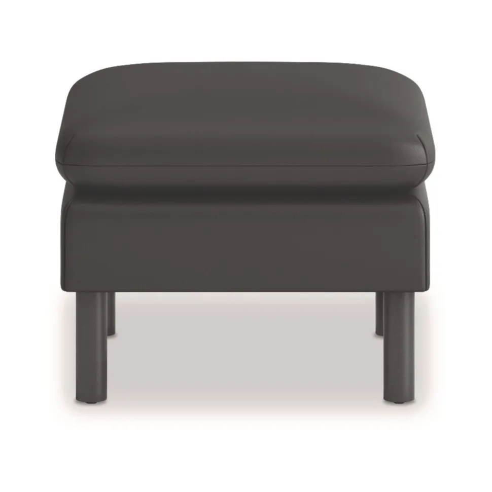 HON 23 in. x 23 in. x 17.5 in. Parkwyn Series Ottoman - Black