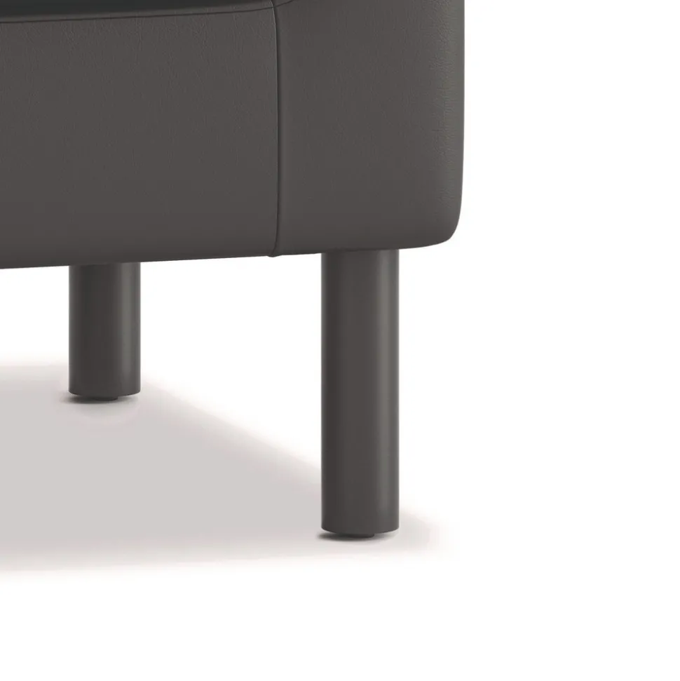 HON 23 in. x 23 in. x 17.5 in. Parkwyn Series Ottoman - Black