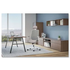 HON Altern Mesh Back Task Chair, 17.95 to 21.1 Seat Height, Gray Seat, Gray/White Back, White Base