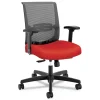 HON Convergence 275 lbs. Capacity Synchro-Tilt Mid-Back Task Chair - Red/Black
