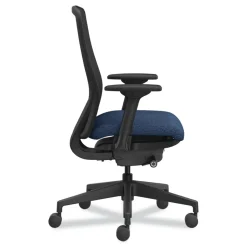 HON Nucleus Series 16.63 in. to 21.13 in. Seat Height Up to 300 lbs. Recharge Task Chair - Navy Seat, Black Back/Base