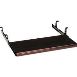 HON 21.5w x 10d Laminate Slide-Away Keyboard Platform - Mahogany