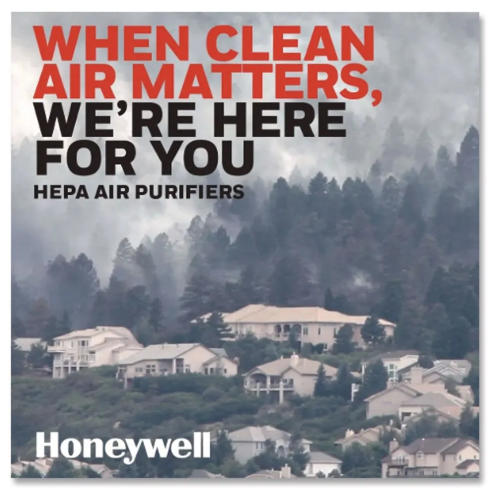 Honeywell HDF300V1 225 sq-ft. Room Capacity AirGenius 3 Air Cleaner and Odor Reducer - White