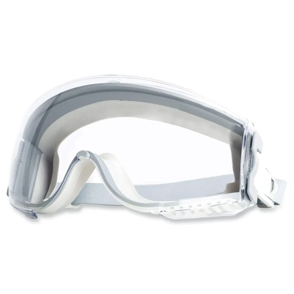 Honeywell Uvex HydroShield Anti-Fog/Anti-Scratch Lens Stealth Safety Goggles - Clear Lens Clear/Gray Frame