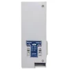 HOSPECO 11.13 in. x 7.63 in. x 26.38 in. 25 Cent Coin Mechanism Dual Sanitary Napkin/Tampon Dispenser - White/Blue