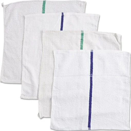 HOSPECO Cotton Counter Cloth/Bar Mop - White (60/Carton)