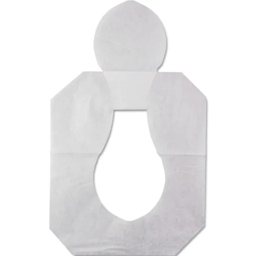 HOSPECO Health Gards 14.25 in. x 16.5 in. Half-Fold Toilet Seat Covers - White (250-Piece/Pack, 10-Pack/Carton)