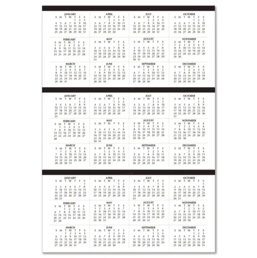 House of Doolittle 11 in. x 7 in. 13-Month (Dec-Dec 2026) Recycled Stargazer Monthly Planner - Black Cover