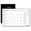 House of Doolittle 10 in. x 7 in. 14-Month (Dec 2025-Jan 2027) Recycled Ruled Planner with Leatherette Cover - Black Cover