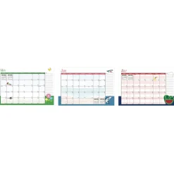 House of Doolittle 10 in. x 7 in. 12-Month (Jan to Dec) 2026 Seasonal Monthly Planner - Illustrated Seasons Artwork/Light Blue Cover