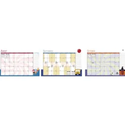 House of Doolittle 10 in. x 7 in. 12-Month (Jan to Dec) 2026 Seasonal Monthly Planner - Illustrated Seasons Artwork/Light Blue Cover