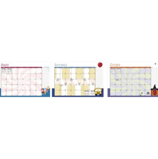 House of Doolittle 10 in. x 7 in. 12-Month (Jan to Dec) 2026 Seasonal Monthly Planner - Illustrated Seasons Artwork/Light Blue Cover
