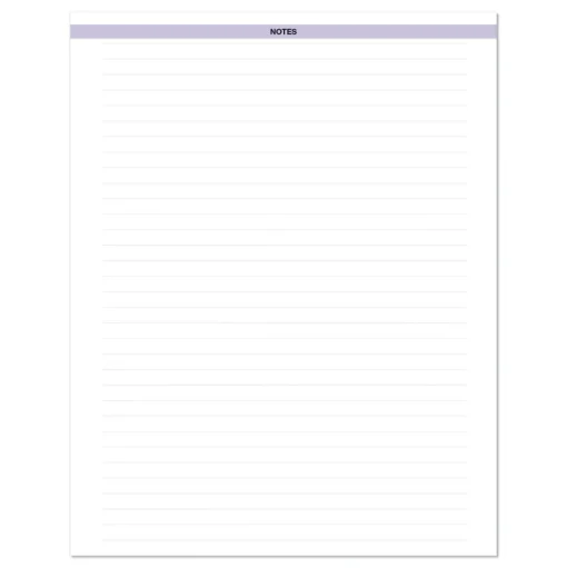 House of Doolittle 9 in. x 7 in. 12-Month (Jan-Dec 2026) Recycled Wild Flower Weekly/Monthly Planner - Gray/White/Purple Cover