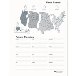 House of Doolittle 11 in. x 8.5 in. 14-Month (Dec 2025-Jan 2027) Recycled Ruled Monthly Planner - Black Cover