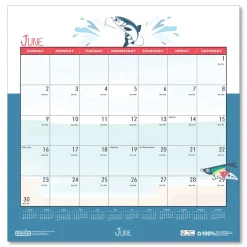 House of Doolittle 12 in. x 12 in. 12-Month (Jan-Dec 2026) Recycled Seasonal Wall Calendar