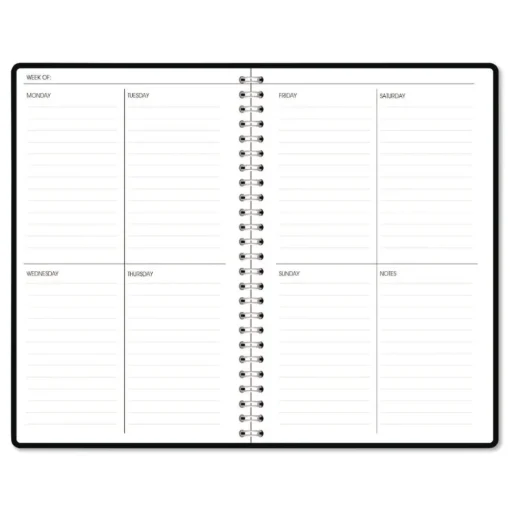 House of Doolittle Recycled Non-Dated Monthly/Weekly Gold and Smoke Planner - Multicolor Cover