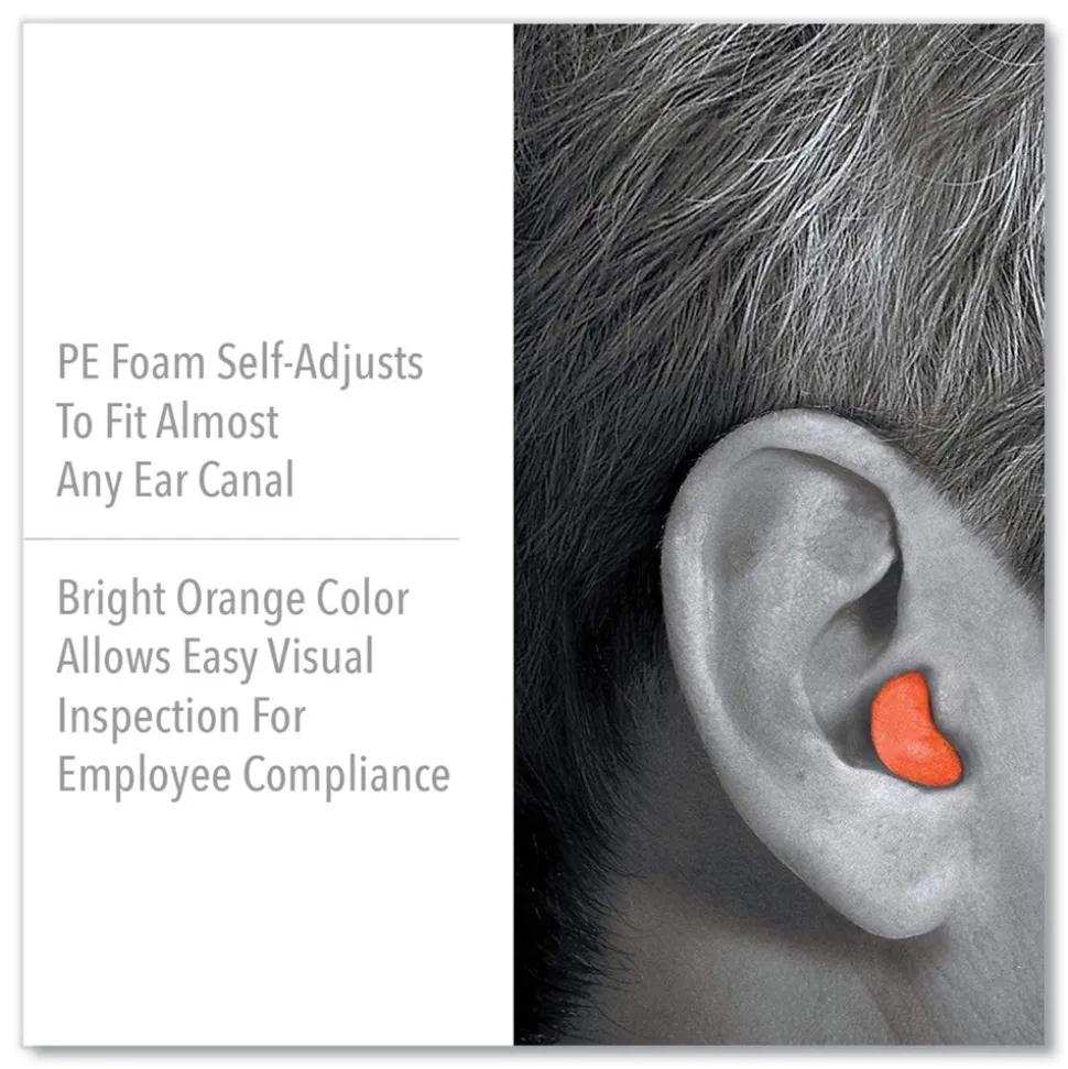 Howard Leight by Honeywell X-TREME 32 dB Uncorded Disposable Earplugs - One Size Fits Most Orange (2000/Carton)