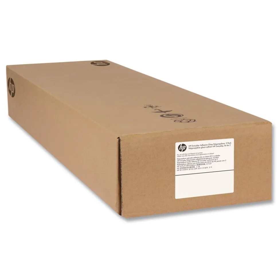HP 36 in. x 75 ft. 2 in. Core Premium Matte Polypropylene Paper - White (2/Pack)