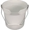 Impact 10.63 in. Diameter 10 quart Polypropylene Deluxe Heavy-Duty Bucket - Gray