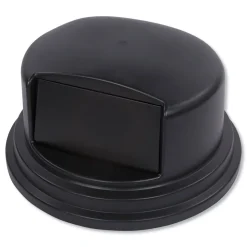 Impact 27 in. Diameter Domed Gator Lids Domed Lid for 44 Gallon - Black