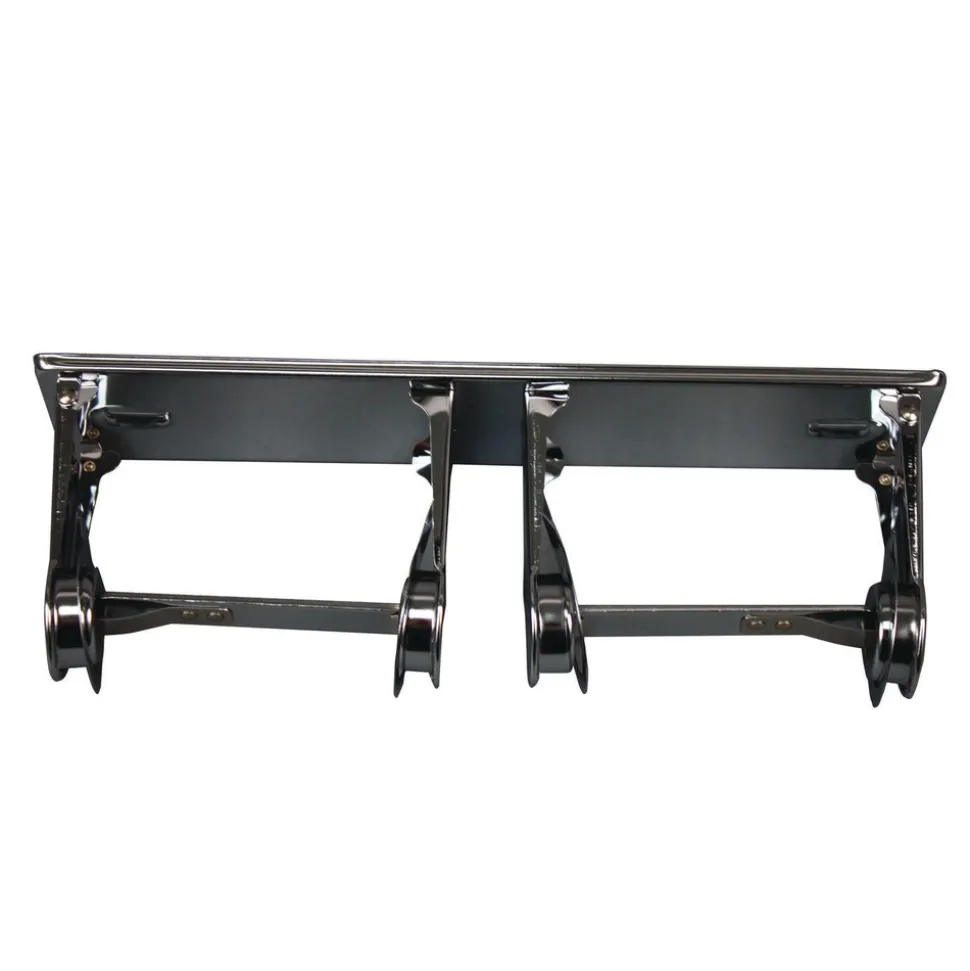 Impact 12.3 in. x 4.25 in. x 2.7 in. Double Roll Toilet Tissue Dispenser - Chrome (12/Carton)