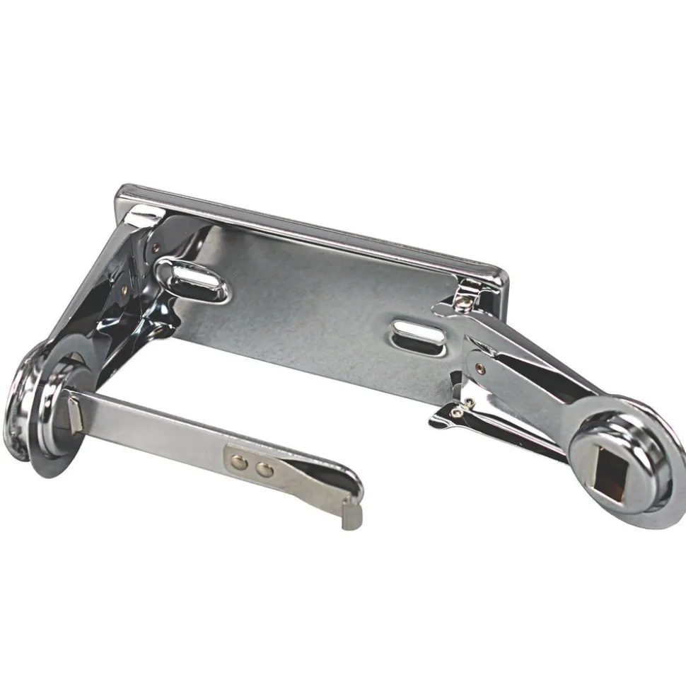 Impact 6.5 in. x 4.5 in. x 2.75 in. Single Roll Toilet Tissue Dispenser - Chrome (12/Carton)