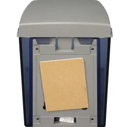 Impact ClearVu Encore 4.5 in. x 4 in. x 6.25 in. 30 oz Liquid Soap Dispenser - Gray