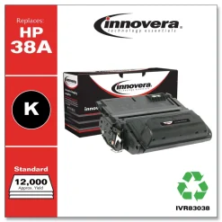 Innovera 12000 Page-Yield Remanufactured Toner Replacement for 38A (Q1338A) - Black