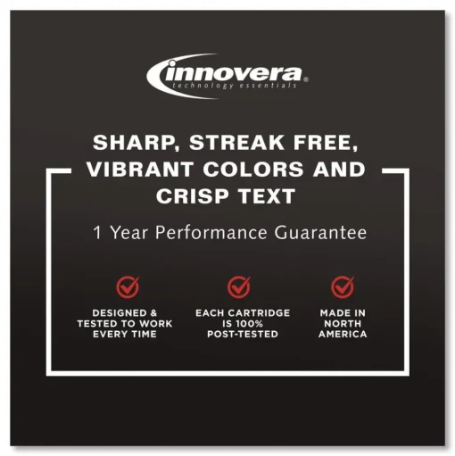 Innovera 300 Page-Yield Remanufactured High-Yield Ink Replacement for 65XL (N9K04AN) - Black