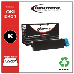 Innovera 10000 Page-Yield, Replacement for Oki 44574901, Remanufactured Toner - Black