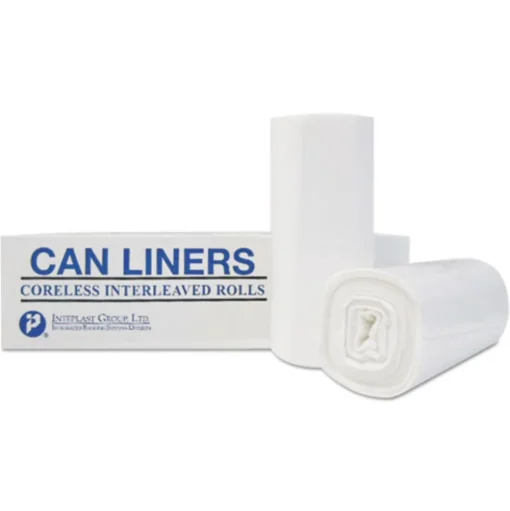 Inteplast Group 33 gal. 1.3 mil 33 in. x 39 in. Institutional Low-Density Can Liners - Red (25 Bags/Roll, 6 Rolls/Carton)