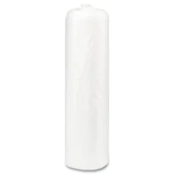 Inteplast Group 43 in. x 48 in. 56 gal 22 mic Interleaved Roll High-Density Commercial Can Liners - Natural (25 Bags/Roll, 8 Rolls/Carton)