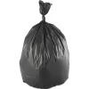 Inteplast Group Low-Density 60 Gallon 38 in. x 58 in. Commercial Can Liners - Black (100/Carton)
