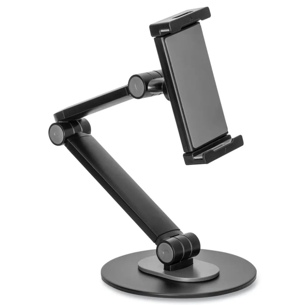 Kantek Desktop Stand Tablet and Phone Stand - Black