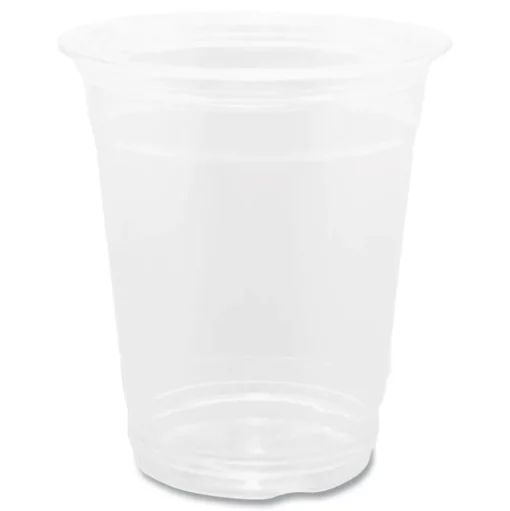 Karat 12 oz. 92 mm Rim Diameter PET Plastic Cups - Clear (1000/Carton)